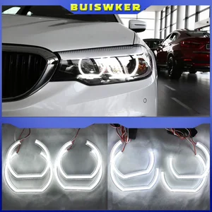 For BMW 5 SERIES E39 525i 528i 530i 540i 1997-2003 DTM M4 Style Ultra bright led Angel Eyes DRL halo rings Retrofit Accessories