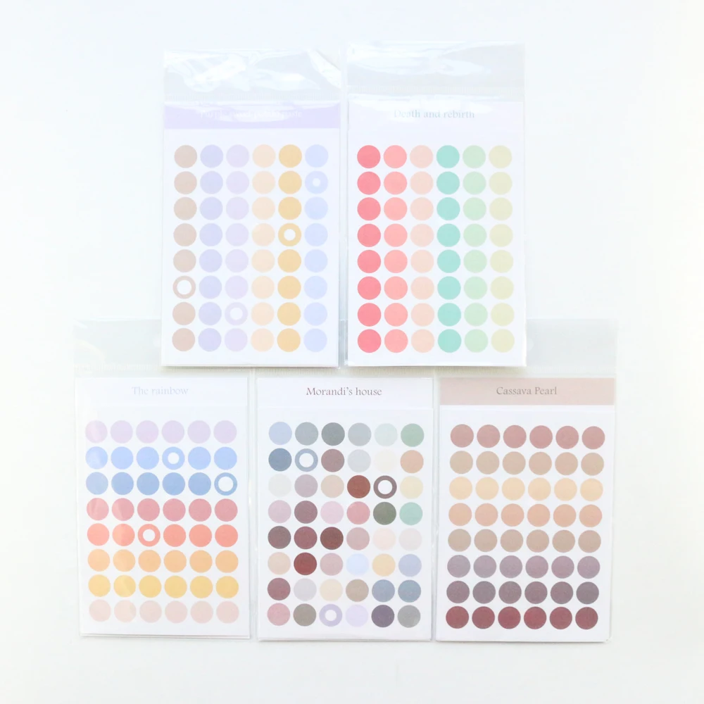 Domikee новые милые радужные наклейки для дневника конфеты школьники канцелярские