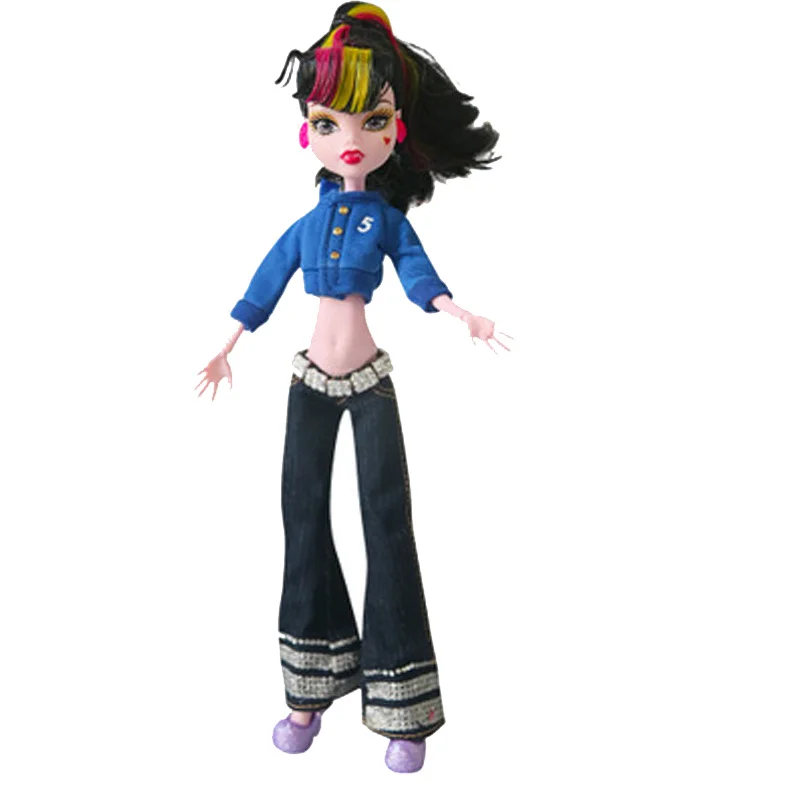 1 комплект синие топы и длинные штаны для кукол Monster High Одежда куклы монстры
