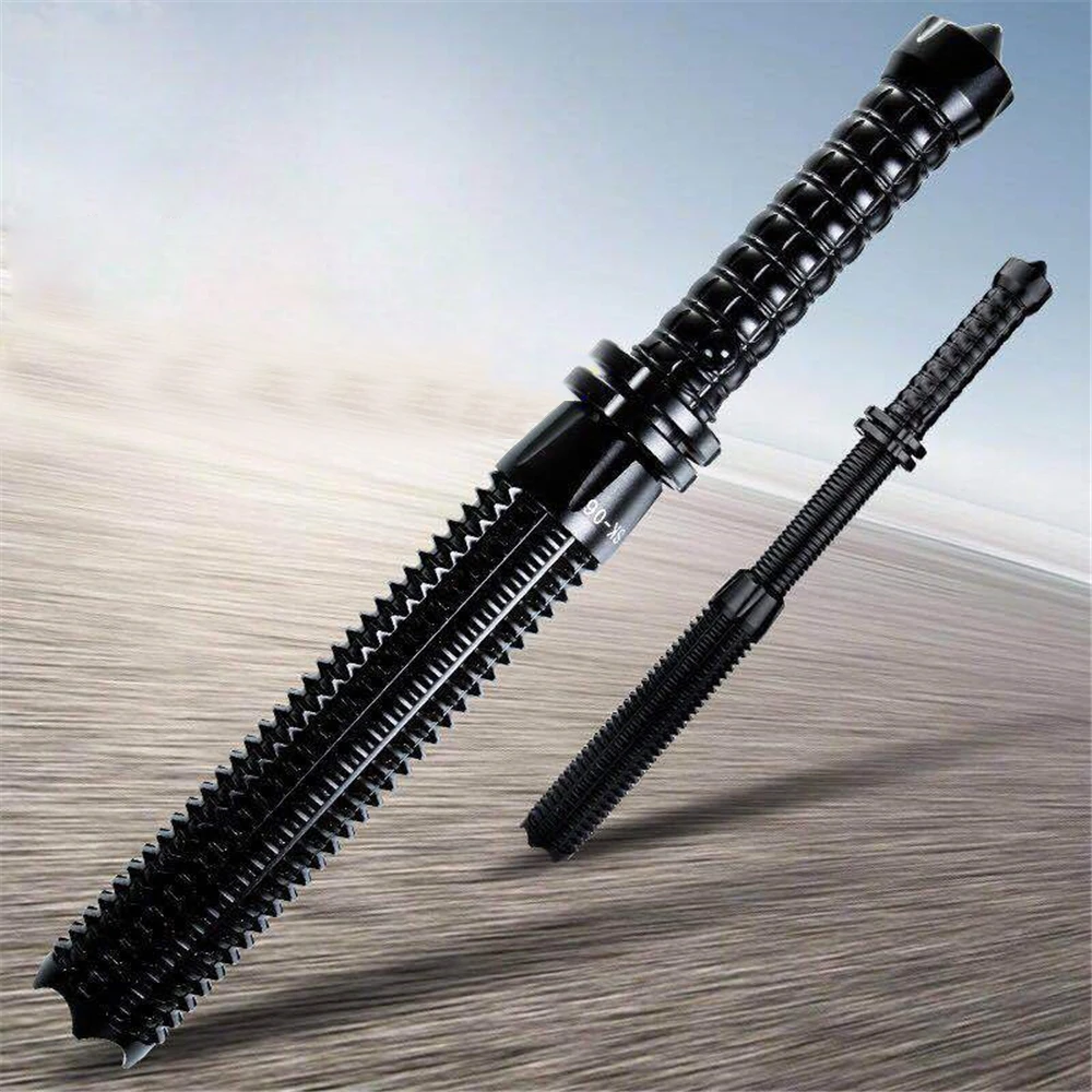 Телескопический фонарик Q5 для самозащиты светодиодный водонепроницаемый фонарь