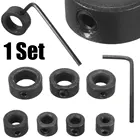 Сверла из углеродистой стали, 7 шт.лот, долговечные хомуты, кольцевые дюбели, Набор шестигранных ключей для сверления по дереву