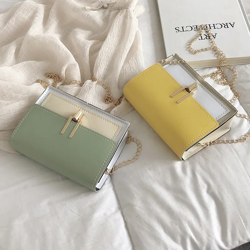 

DOLOVE Women Mini Bag Female 2020 Summer New Wave Korea Style Retro Small Square Bag Wild One-shoulder Messenger Crossbody Bag