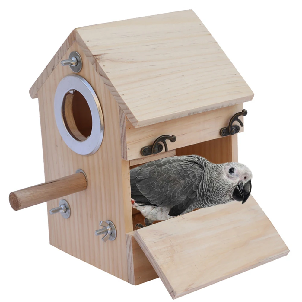 Деревянный птичий домик коробка для разведения гнездо инкубационная кормушка