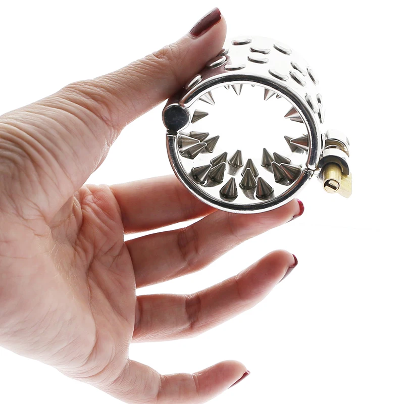 Кольцо целомудрия браслет KALI'S зубы острое кольцо Мошонка кулон сталь калис