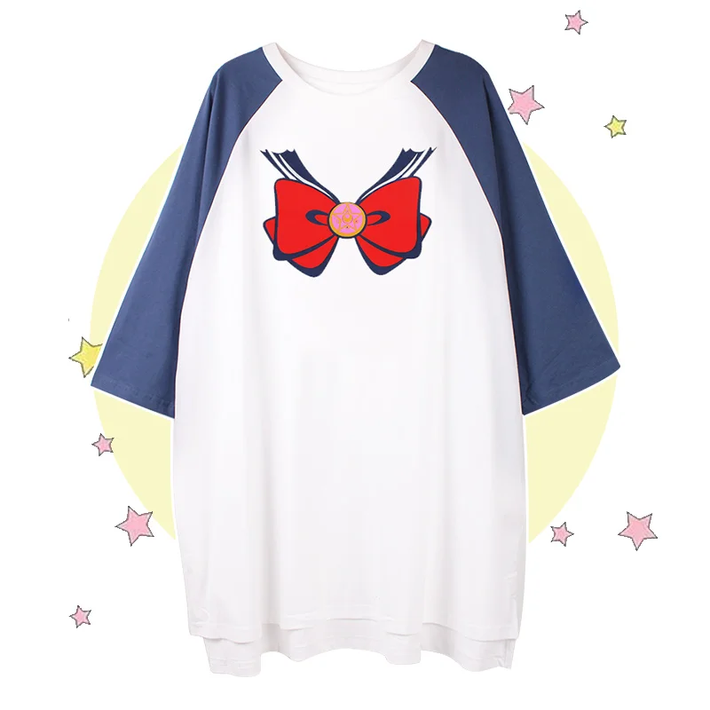 Костюм для косплея из японского аниме одежда сна с бантом женская ночная рубашка