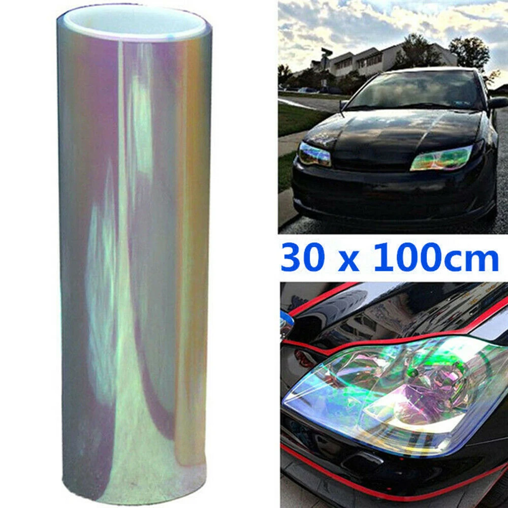 

1PC Car Light Lamp Color Changing Tint Vinyl Wrap Sticker Headlight Film Sheet Fog Light Rear Lamp Matt Smoke Film 30 X100cm