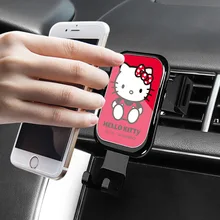 1PC Kitty Cat Car Phone Holder Gravity Car Holder Universal Car Phone Holder Bracket Auto Air Vent Clip Mount Car Accessories