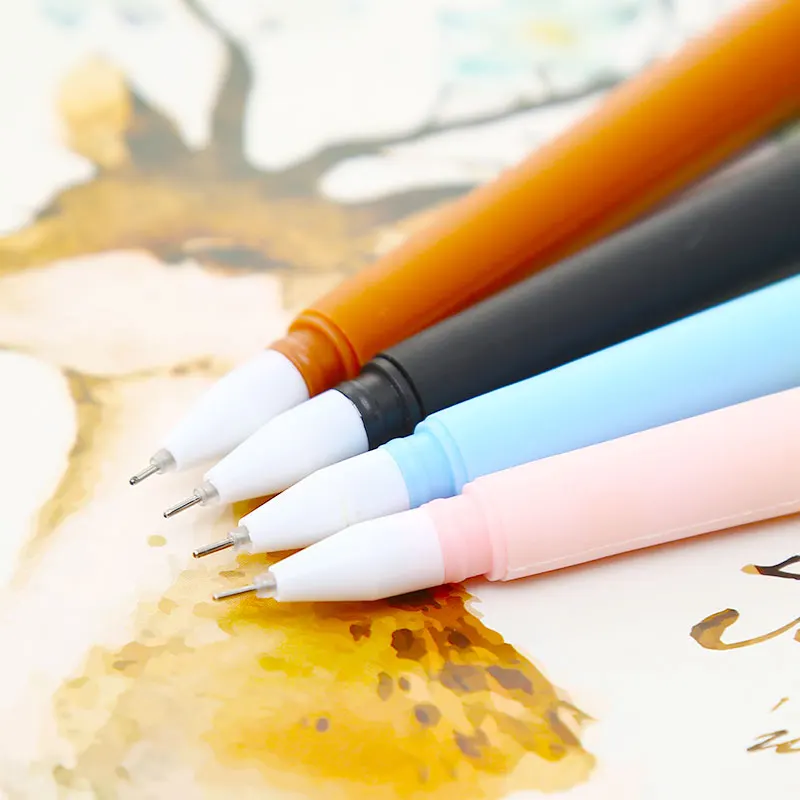 12 шт./компл. Рождественский олень гелевая ручка с изображением забавных милых