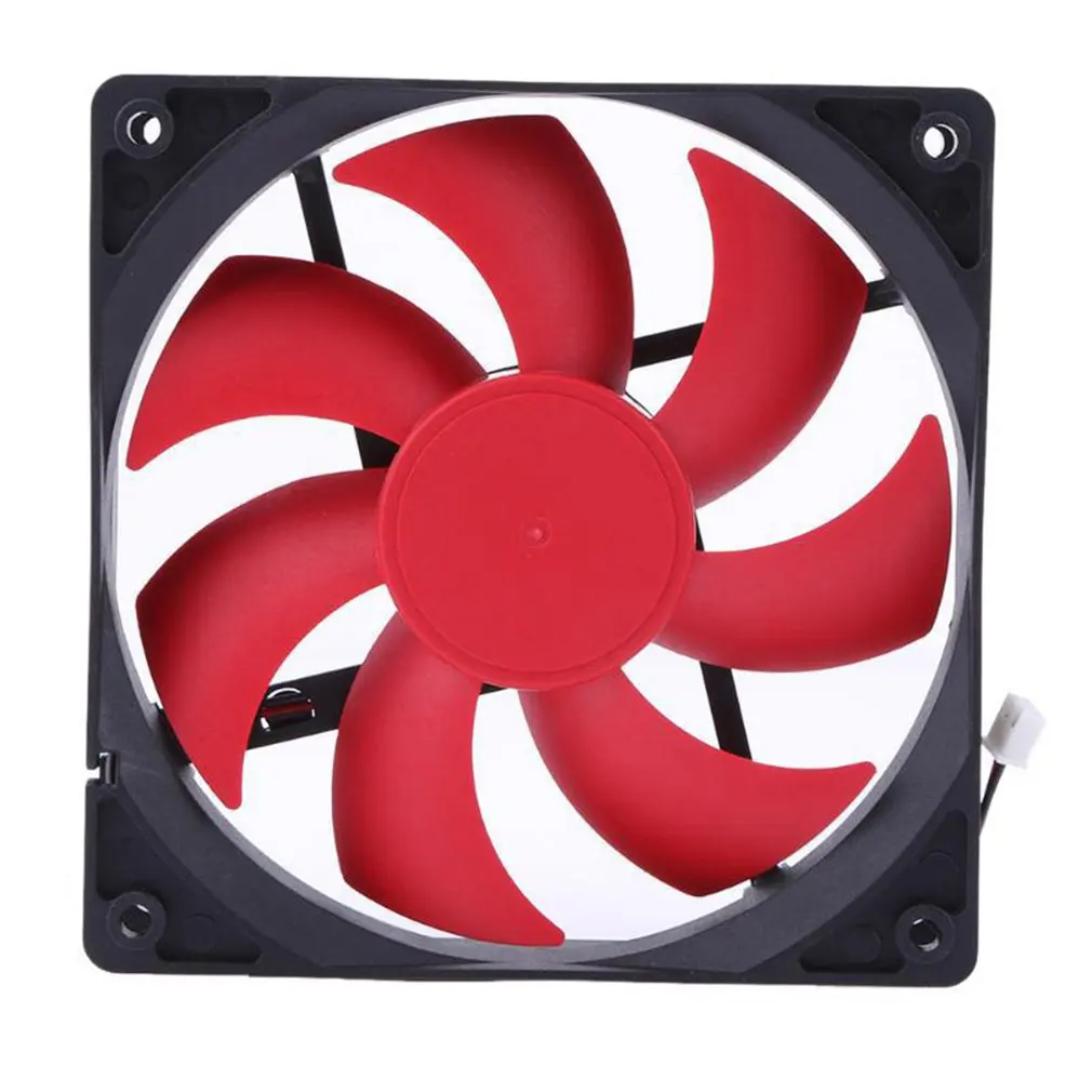 Portable Computer Double Head 12CM PC CPU Cooling Fan Cooler Super Quiet Silent for | Компьютеры и офис
