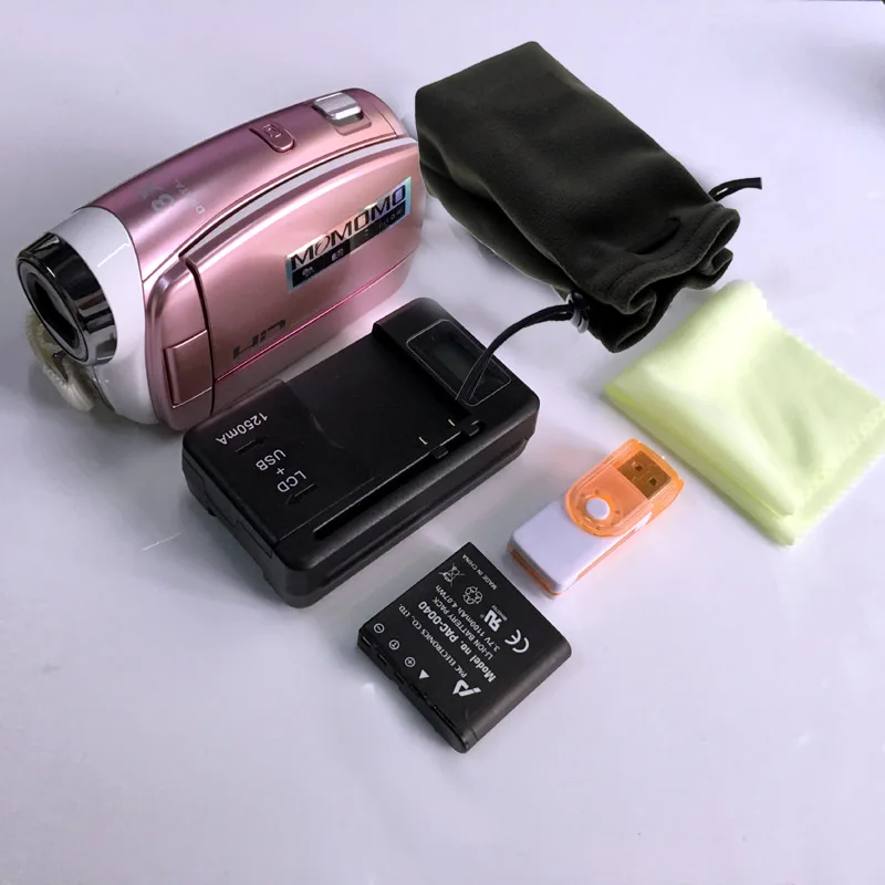 Портативная Цифровая видеокамера HD с поворотным ЖК экраном 2 5 дюйма мини DV