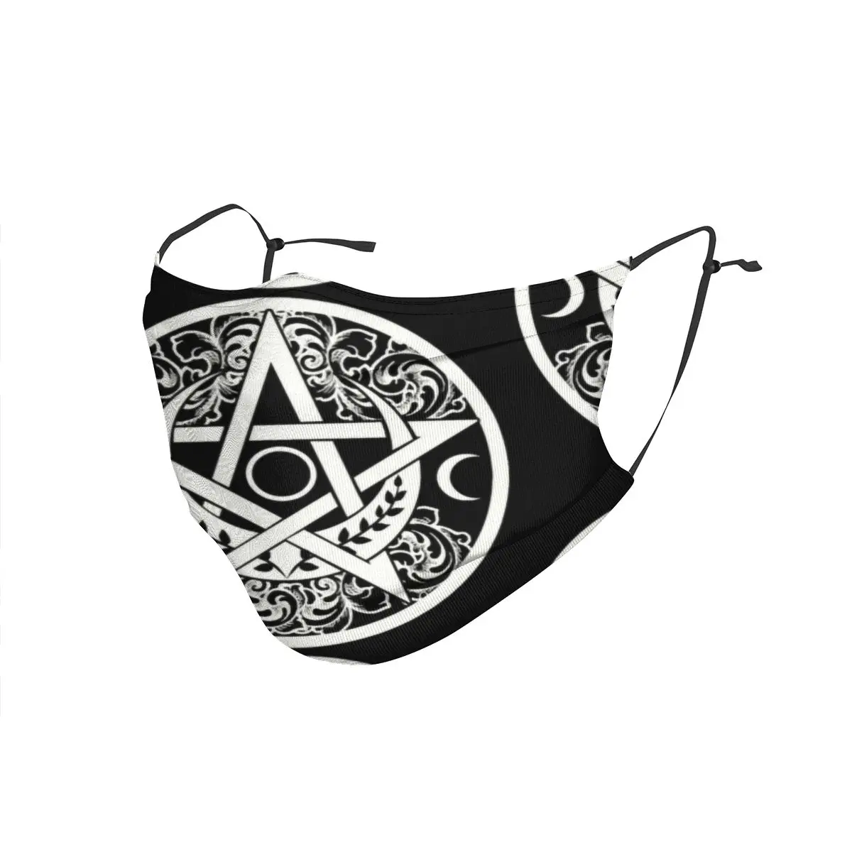 Пентаграмма Pentacle смываемая маска для лица унисекс взрослая Тройная Луна богиня