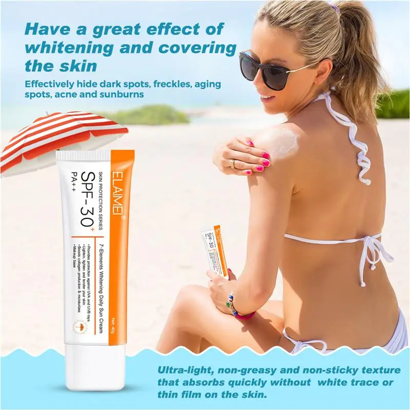

1Pc Sun Protection Cream Sun Cream Sunscreen Practical Useful Sun Protection Cream Sun Cream Facial Body Sunscreen For Travel