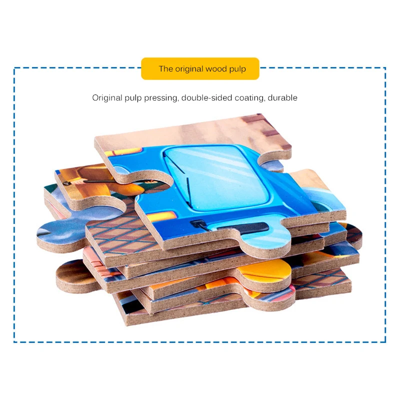 

2021 Wooden Jigsaw Puzzles Cartoon Intelligence Big Piece Jigsaw Puzzles To Relieve Pressure And Exercise Thinking Skills