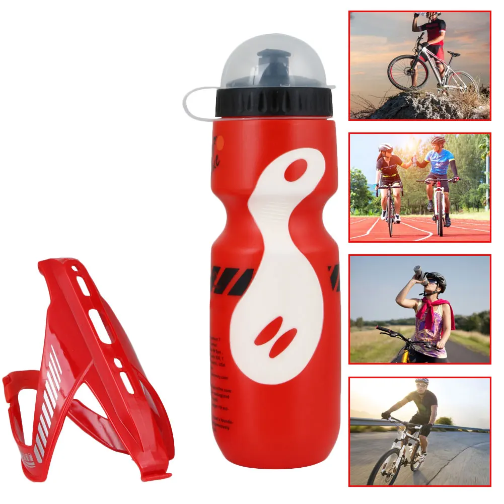 

Bicycle Water Bottle Set Mountain Bike Carbon Fiber Textured V-shaped Bottle Cage Bicycle Bottle Support Stand Cycling Accessori