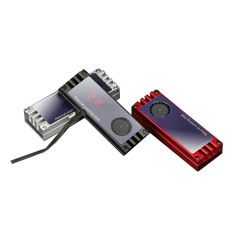 Радиатор M.2 SSD 4PIN 12 В из алюминиевого сплава OLED дисплей 22802/22110 радиатор MSI dragon ROG AORUS