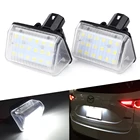 2 шт., белые светодиодные фонари для номерного знака для Mazda CX-7 CX7 2007 2008 2009 2010 2012 CX-5 CX5 2013 2014
