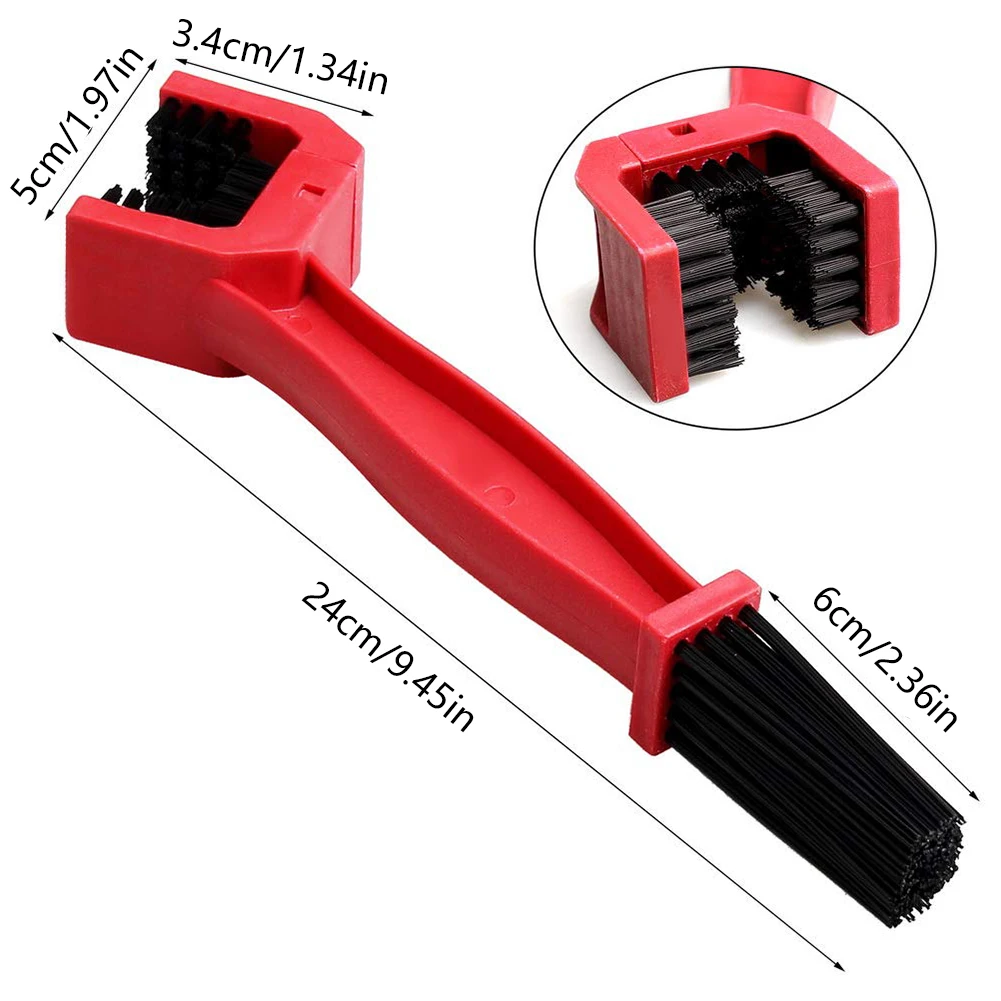 

Chain Brush Bike Motorcycle Cleaning Cycling Motorbike Crankset Maintenance Tool Cleaner 2PCS Bike Cleaning Accessories Mtb