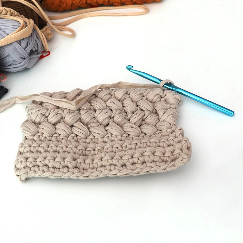 Посылка из тканого материала ручной работы сетевая плетеная вязаная крючком