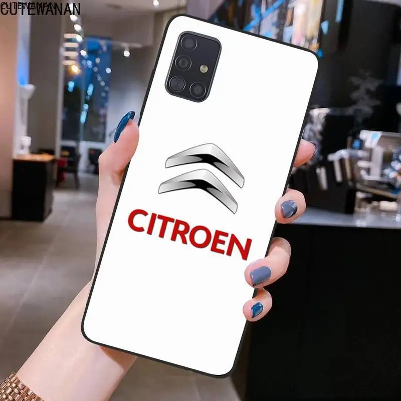 

Luxury France Car Citroen Logo Painted Phone Case for Samsung S20 plus Ultra S6 S7 edge S8 S9 plus S10 5G lite 2020