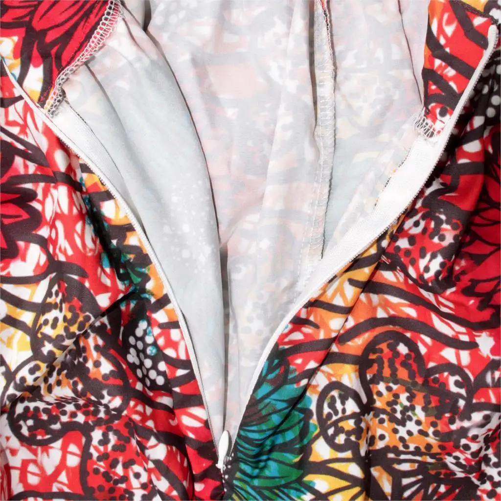 

Variety Of Ways To Wear Long Dress African Women's Variety Belt Fashion Digital Printing Sexy Split Long Dress Spring 2021 New