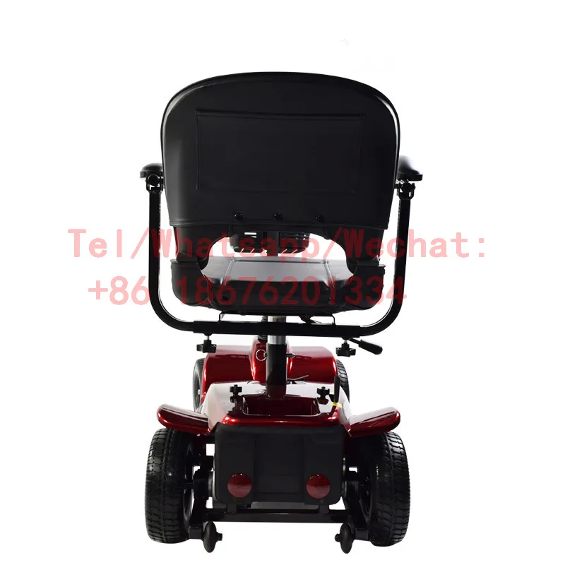 Бесплатная доставка 4-х колесный складной Электрический трехколесный велосипед