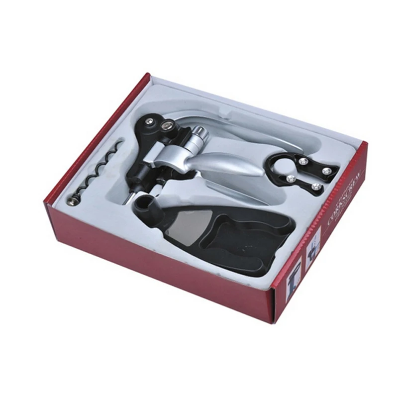 

Professional Wine Opener Bottle Corkscrew Opener Built-in Foil Cutter Premium Rabbit Lever Corkscrew For Wine Beer Opener Home