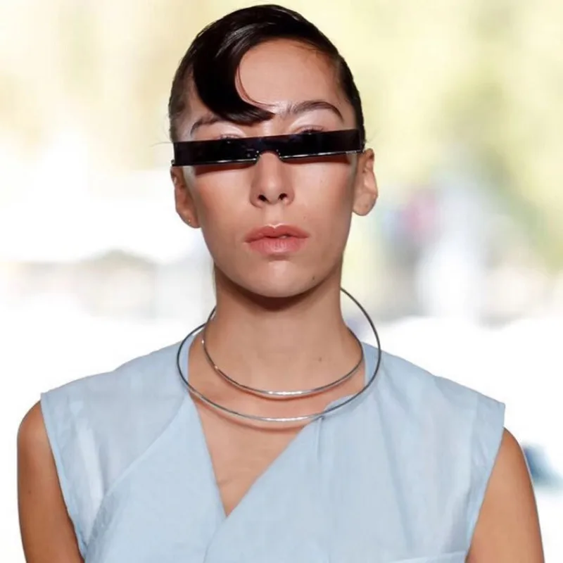 Футуристические цельные Модные женские прямоугольные бескаркасные