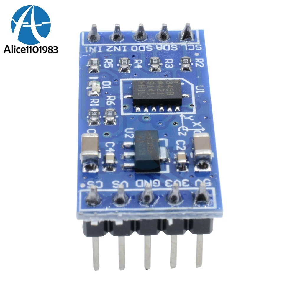 ADXL345 3 осевой трехосевой цифровой гравитационный датчик ускорения Diy Kit