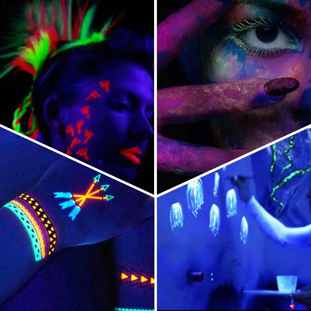 25 мл художественная живопись для лица светящееся лицо цветная мазь пигмент тела