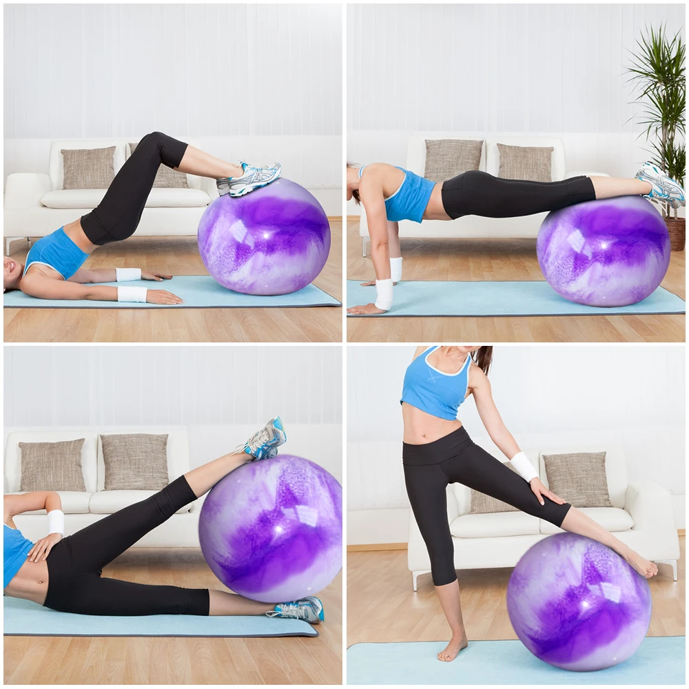 Мяч для йоги мяч фитнеса с защитой от трещин стабильный упражнений баланса
