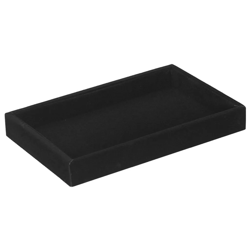 

Один Цвет из дерева и плюш ювелирные изделия коробка, серьги, браслет, ожерелье, чехол