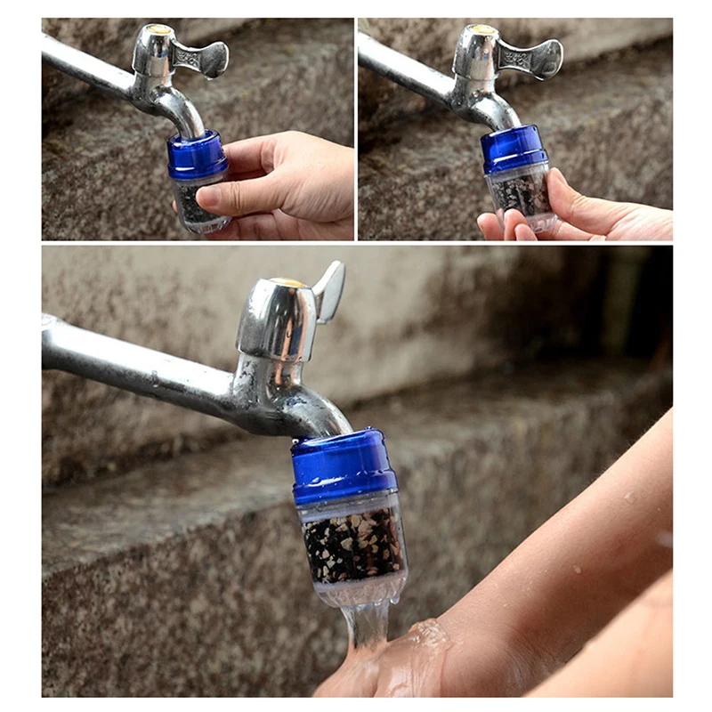 

Practical Healthy Activated Carbon Water Purifier Heavy Metal Rust Sediment Purifier Suspended Kitchen Faucet Water Filter