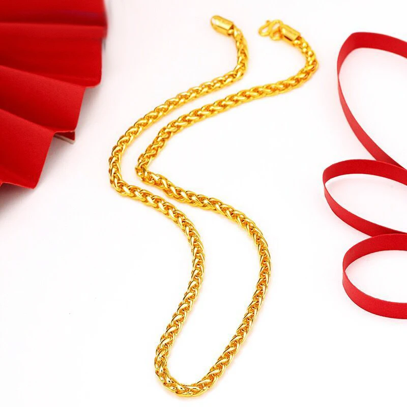 Цепь XP Jewelry- (48 см x 4 мм) для мужчин цепочка из чистого золота 24 к в стиле хип-хоп