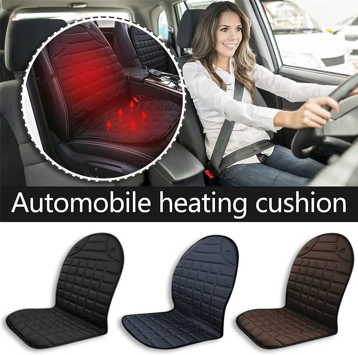 

Подогрев сидений, подогрев сидений, подогрев сидений, зимняя Бытовая Подушка, подогрев сидений водителя, 12 В