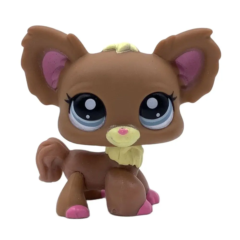 LPS редкая маленькая кошка из коллекции pet shop игрушки коричневая собака Чихуахуа