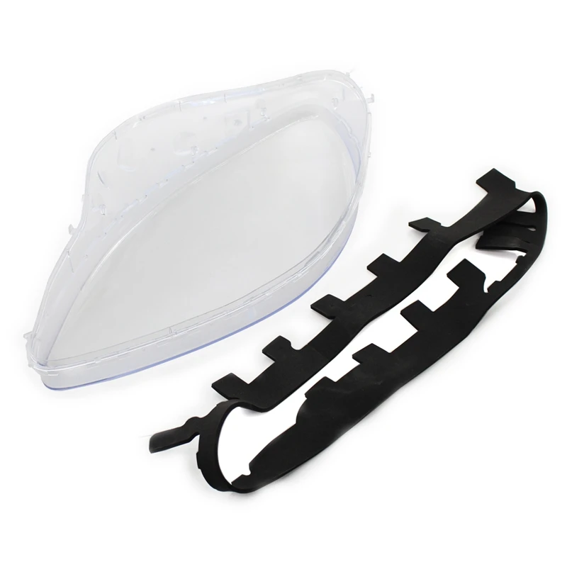 

Right Headlight Lens Covers for Chevrolet C6 Corvette 2005-2013 with Black Trim Gaskets Seal Kit & 10Pcs Fix Nut Snaps