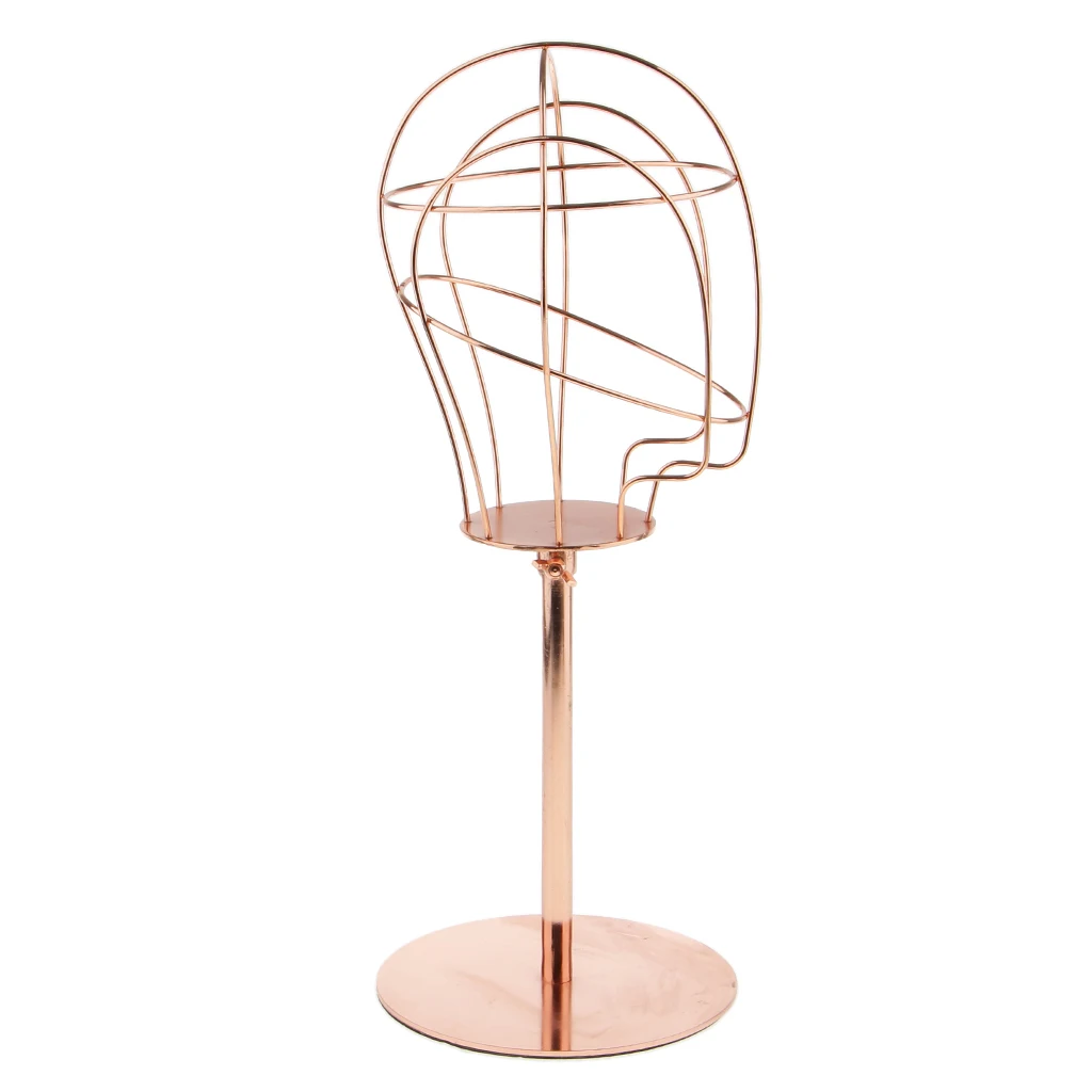 

Wig Display Stand Mannequin Head Hat Cap Hair Holder Metal Wire Stable Tool