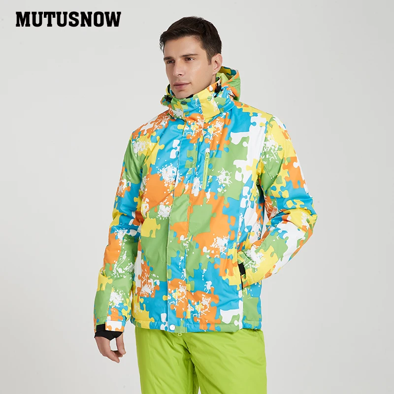 Мужская лыжная куртка Новый для активного спорта ветрозащитные водостойкий