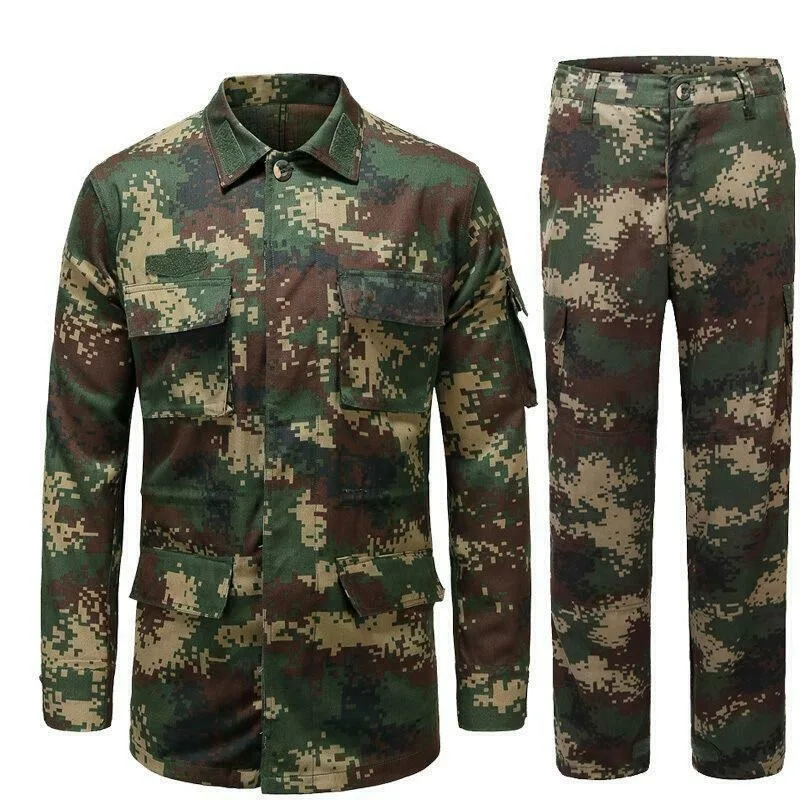 

Military Tactical Uniform Coat Camouflage Coat Camouflage Training Clothing Sets Combat Pants Uniform Tactical Gear