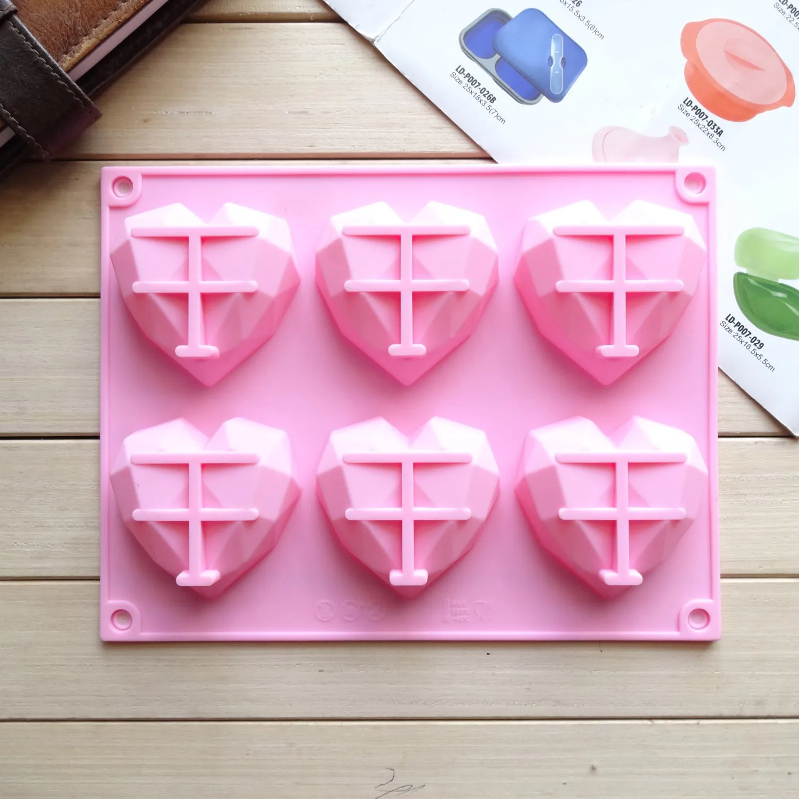 

Silicone Mold Baby Birthday Cake Decorating Tool Heart-shaped Sphere Silicone Cake Mold Muffin Chocolate Cookie Baking Mould Pan