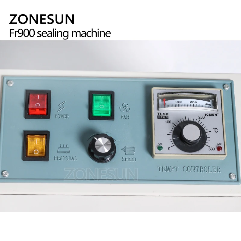 Автоматическая непрерывная герметизирующая машина ZONESUN 770 пищевой упаковщик для