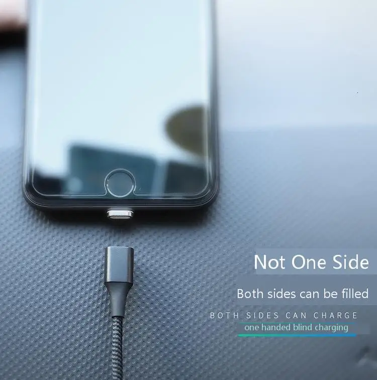 Магнитный Micro USB кабель Vogek 3A для iPhone, samsung, Android, адаптер для быстрой зарядки, кабель для телефона, магнитный кабель для зарядки и передачи данных, провод 1 м