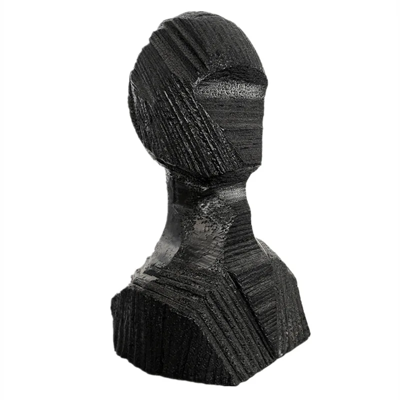 

Modern simple and abstract carved half figure sculpture ornament home soft decoration model room