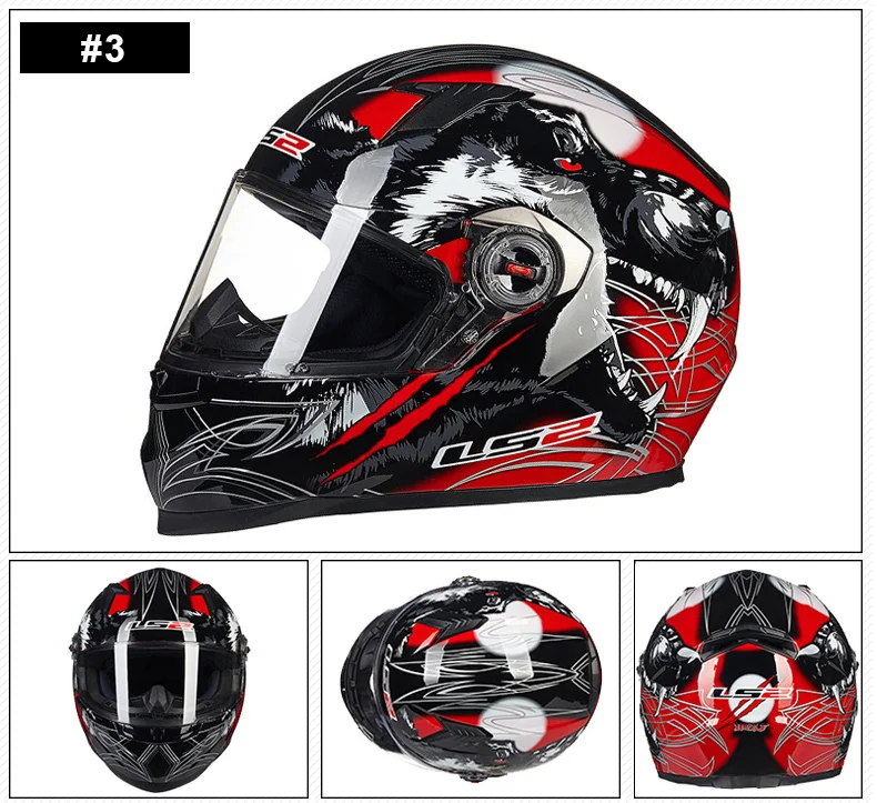 Новое поступление LS2 FF358 moto rcycle шлем полное лицо LS2 шлем гоночный мото шлемы cascos para moto casque moto ciclista