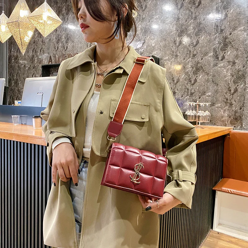 

Women's Bag 2021 New Fashionable Korean Style Rhombus Casual Bag Chanel Style Shoulder Messenger Bag Women's Bag All-Match Small
