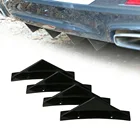 Автомобильный диффузор заднего бампера для Toyota Corolla Hilux Vitz Rav4 Aqua Camry Highlander Land Cruise, 4 шт.
