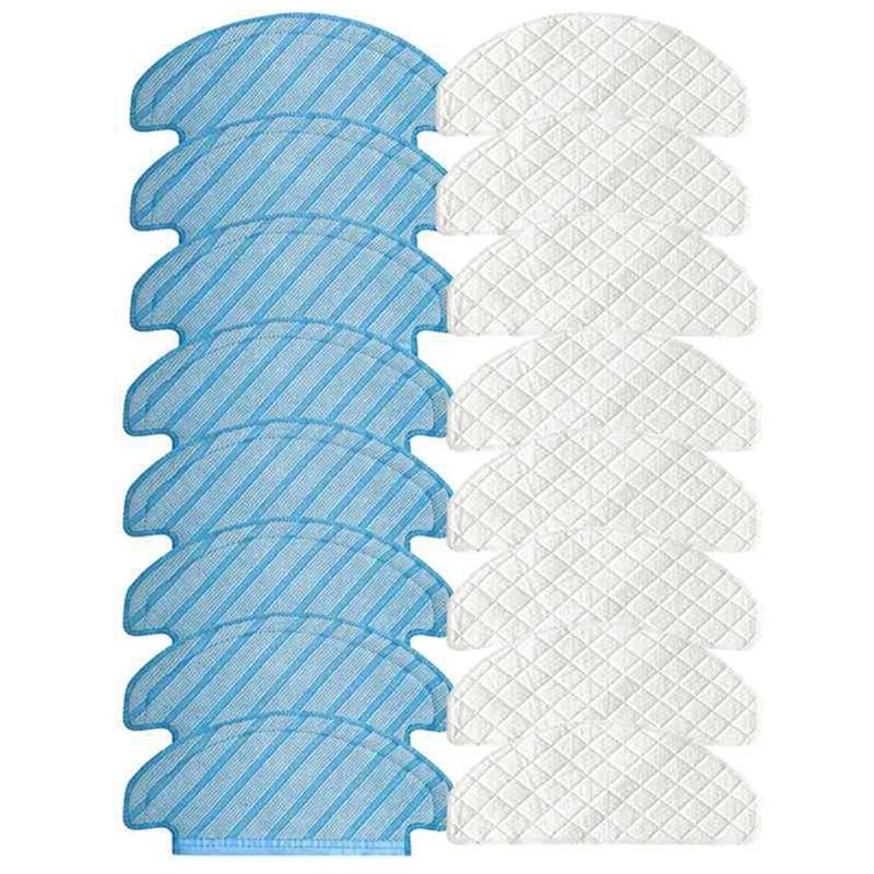 

8 X Disposable Wipes + 8X Cleaning Wipes Cloth for Ecovacs Deebot Ozmo T8 Aivi Vacuum Cleaner Parts (Pack of 20)