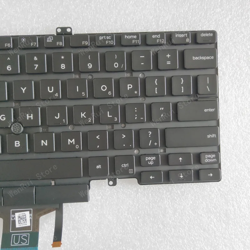 Новая Подлинная двухточечная клавиатура 3J9FC для Dell Latitude 5400 5401 с подсветкой |