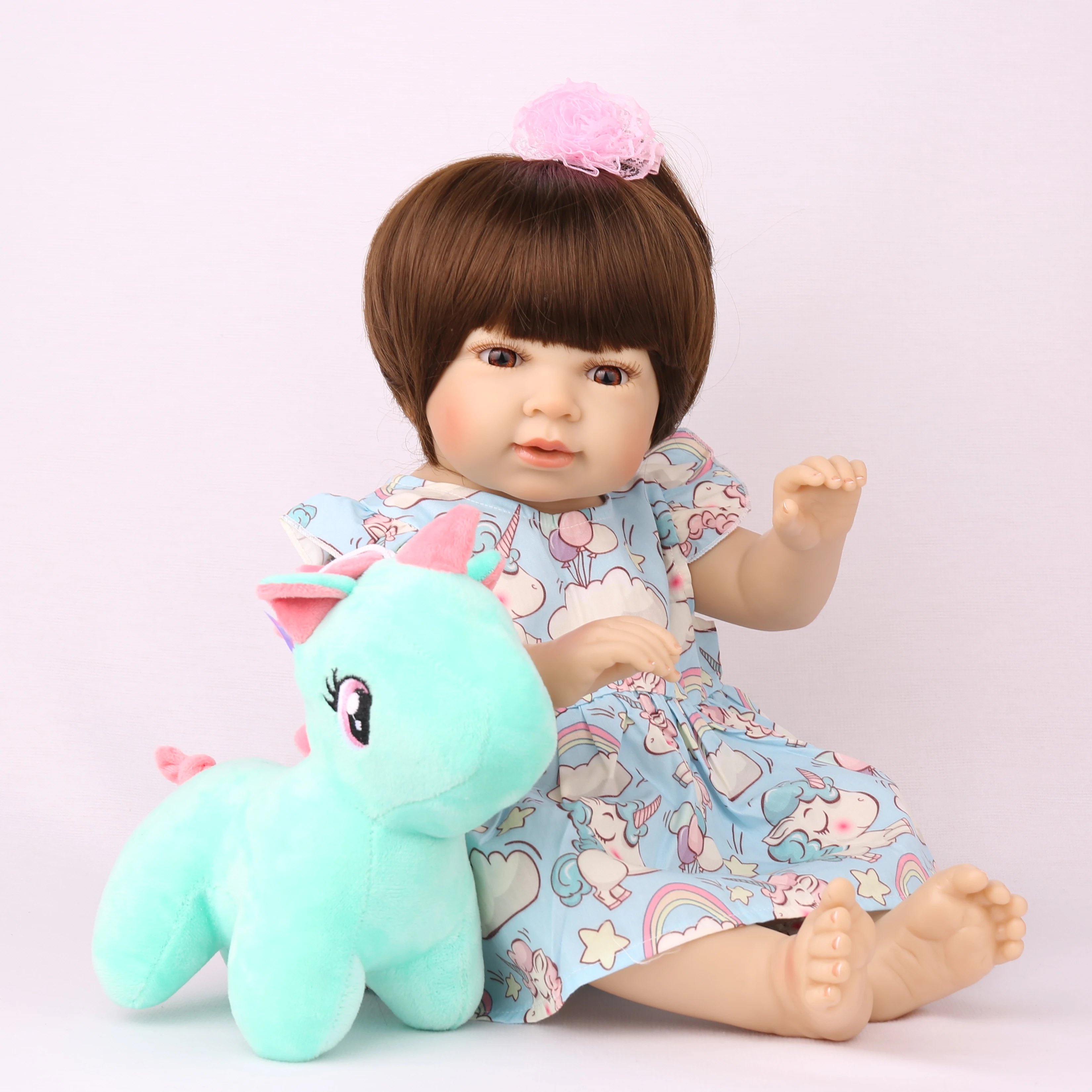 NPKDOLL Reborn Baby Doll 22 Inch Full Vinyl Body Lifelike Dolls Fun Educational Toys Black Friday Gifts For Girls | Игрушки и хобби