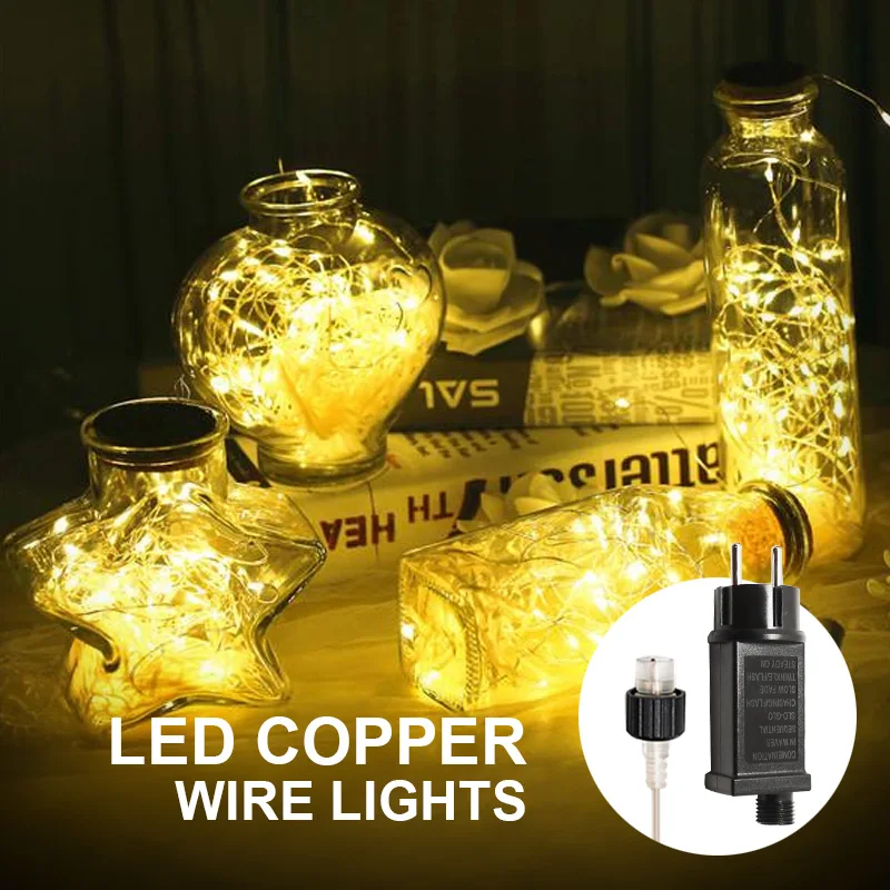 

LED String Lights Tree Garden Curtain Room Home Decor Holiday Lighting Garland Fairy Lights New Year lights Outdoor Decorations